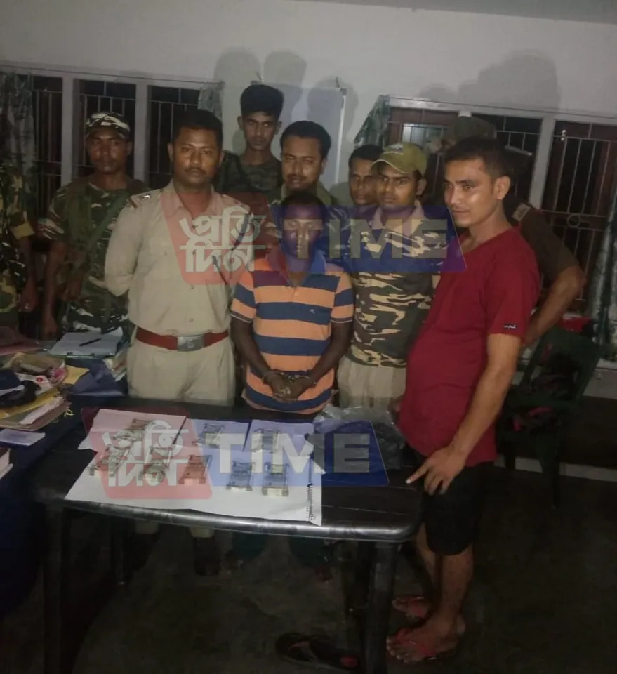 Poacher arrested in Biswanath | Rubber boat recovered