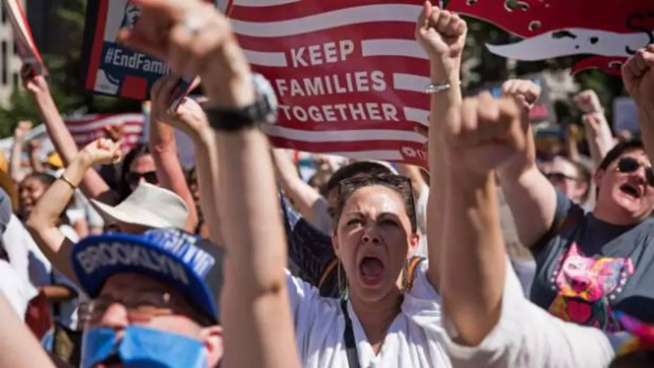 Massive protests against Trump’s immigration policy