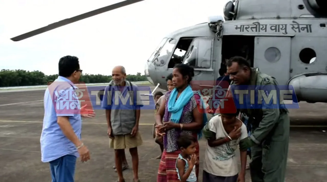 19  people  rescued from Siang fury