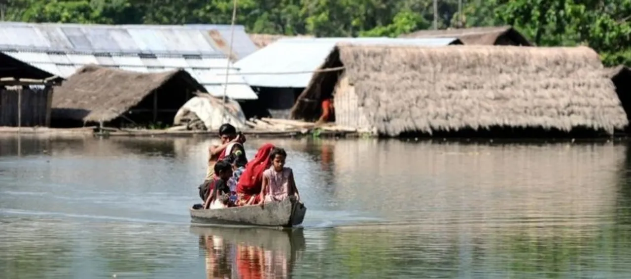 NEEPCO excess water submerges over 100 villages in Golaghat