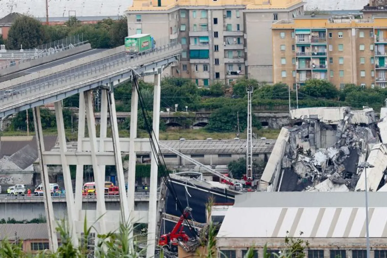 At least 35 Killed As Bridge Collapses In Italy