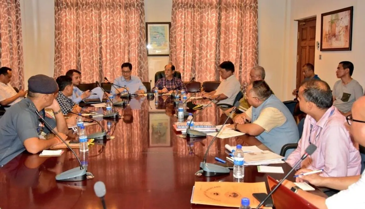 Rijiju, Rio could not conduct aerial survey of rain-affected Nagaland