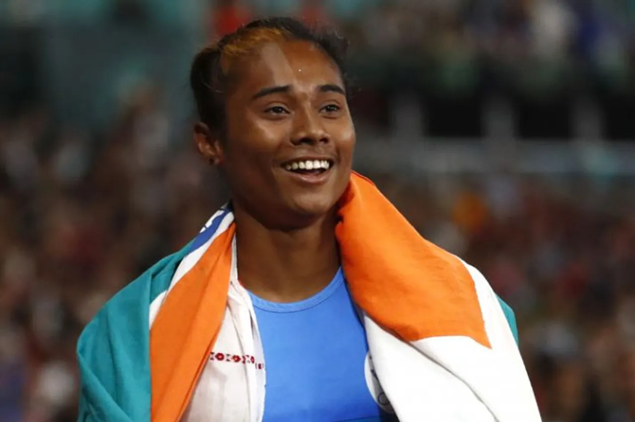 Hima wins, struggles with time