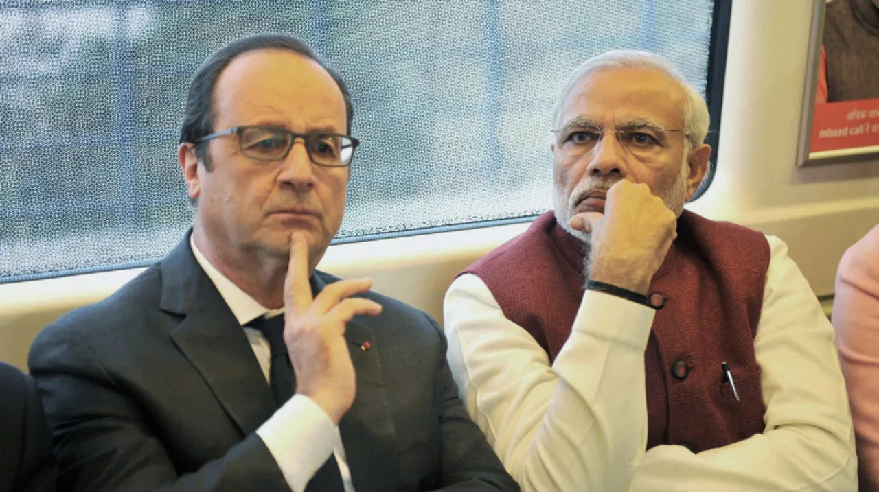 Rafale# Holande bomb Modi with Ambani expose