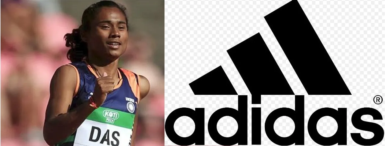 Adidas India congratulates Hima Das