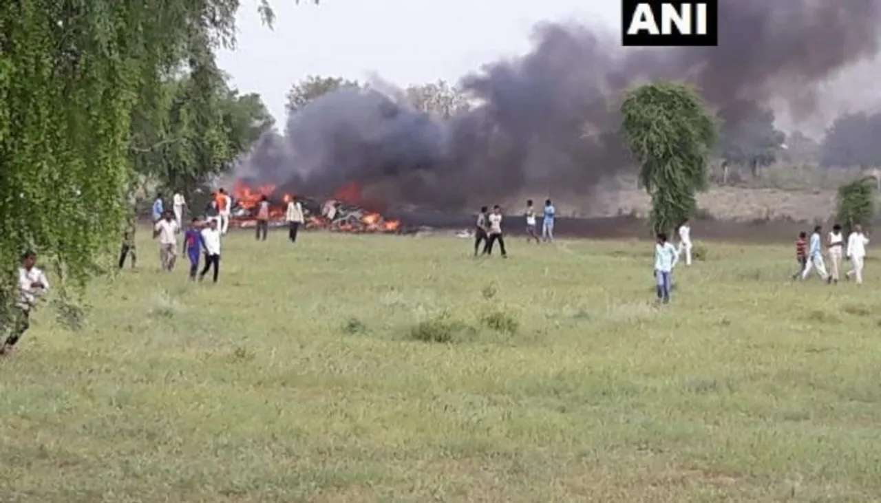 Indian Air Force MiG 27 crashes