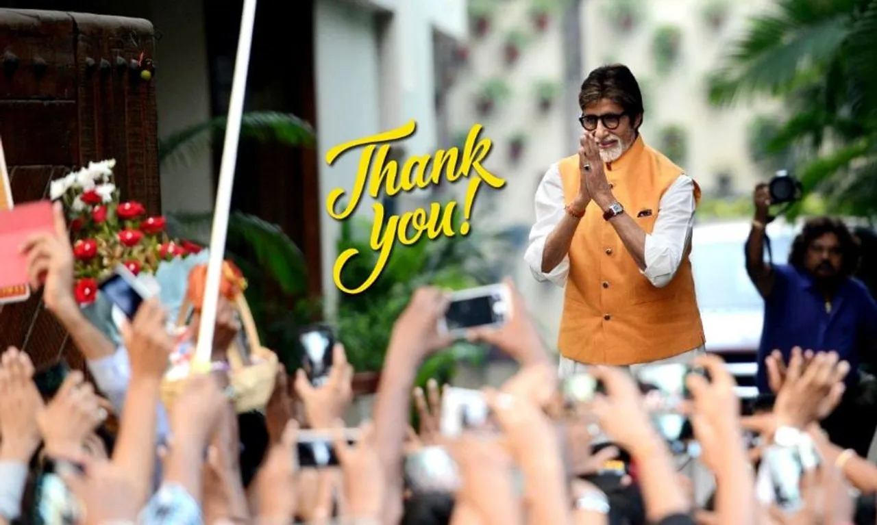 Wishes pour in as Big B turns 76