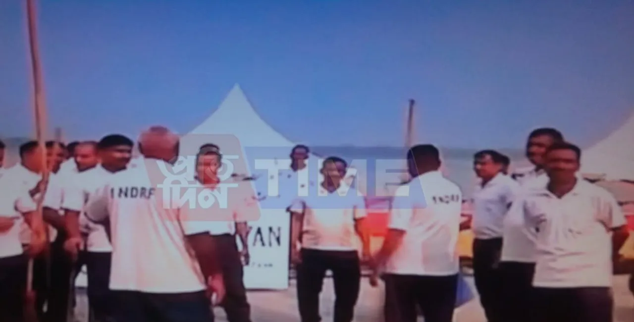 NDRF’s cleanliness drive at Kasomari ghat