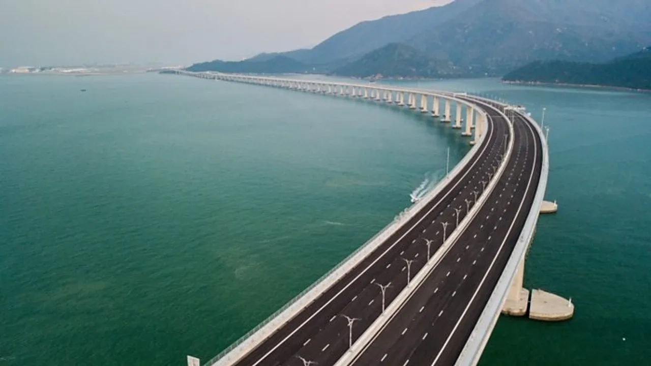 World’s longest sea-crossing bridge inaugurated