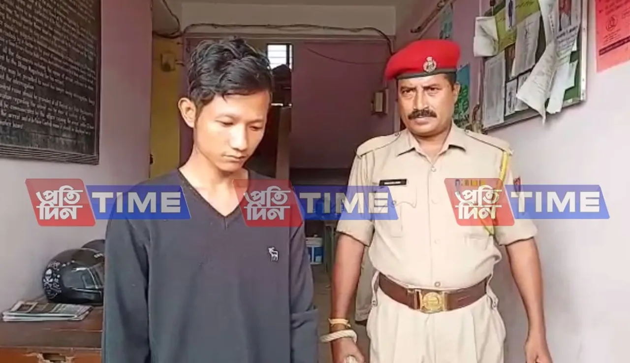 One held for extortion in Lakhra Chariali