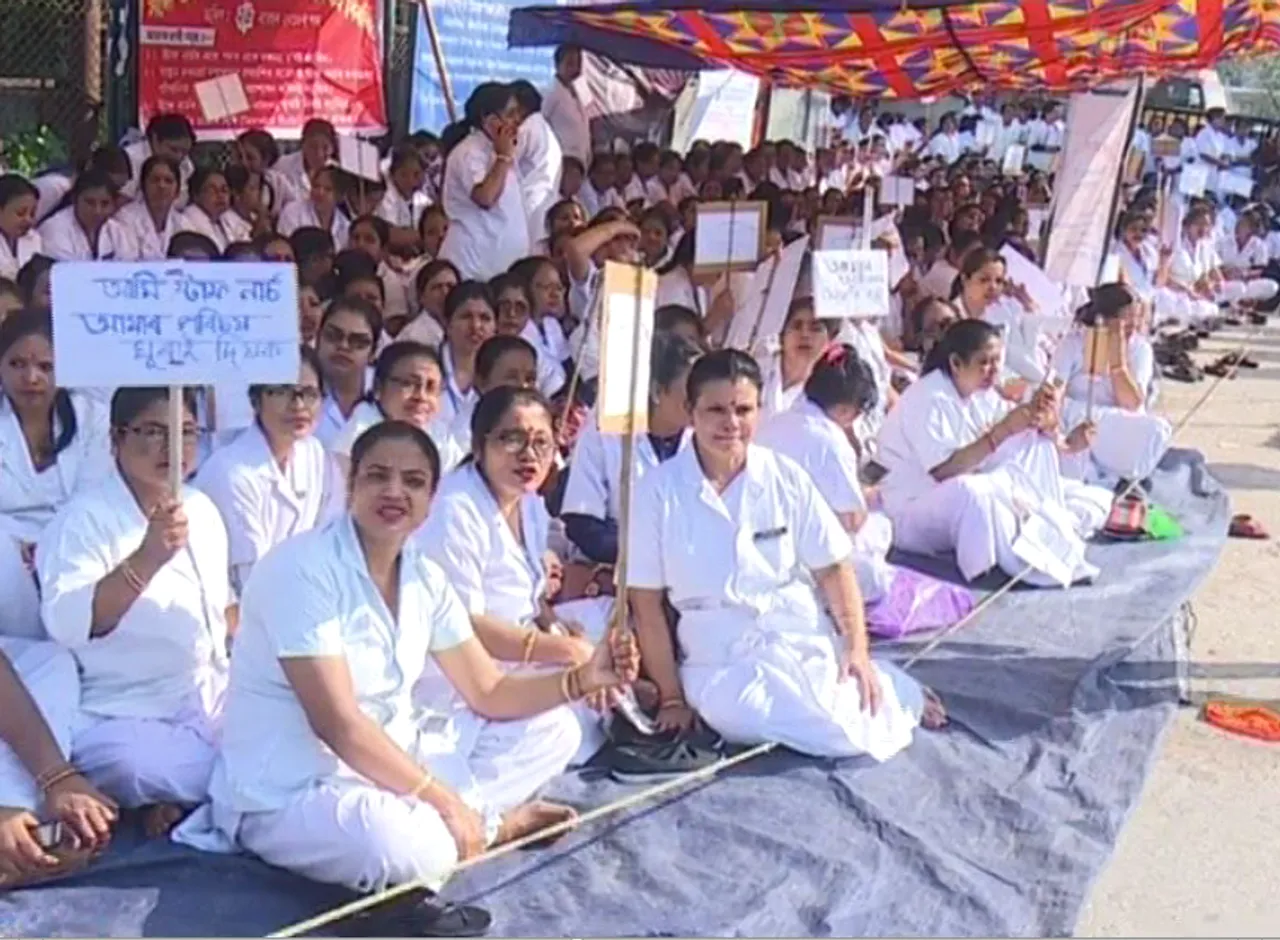 Assam Nurses’ body launches indefinite strike from today
