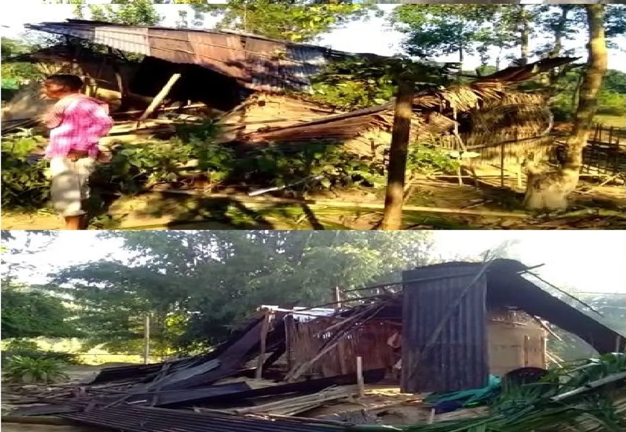 Wild elephants  wreck havoc in Doomdooma