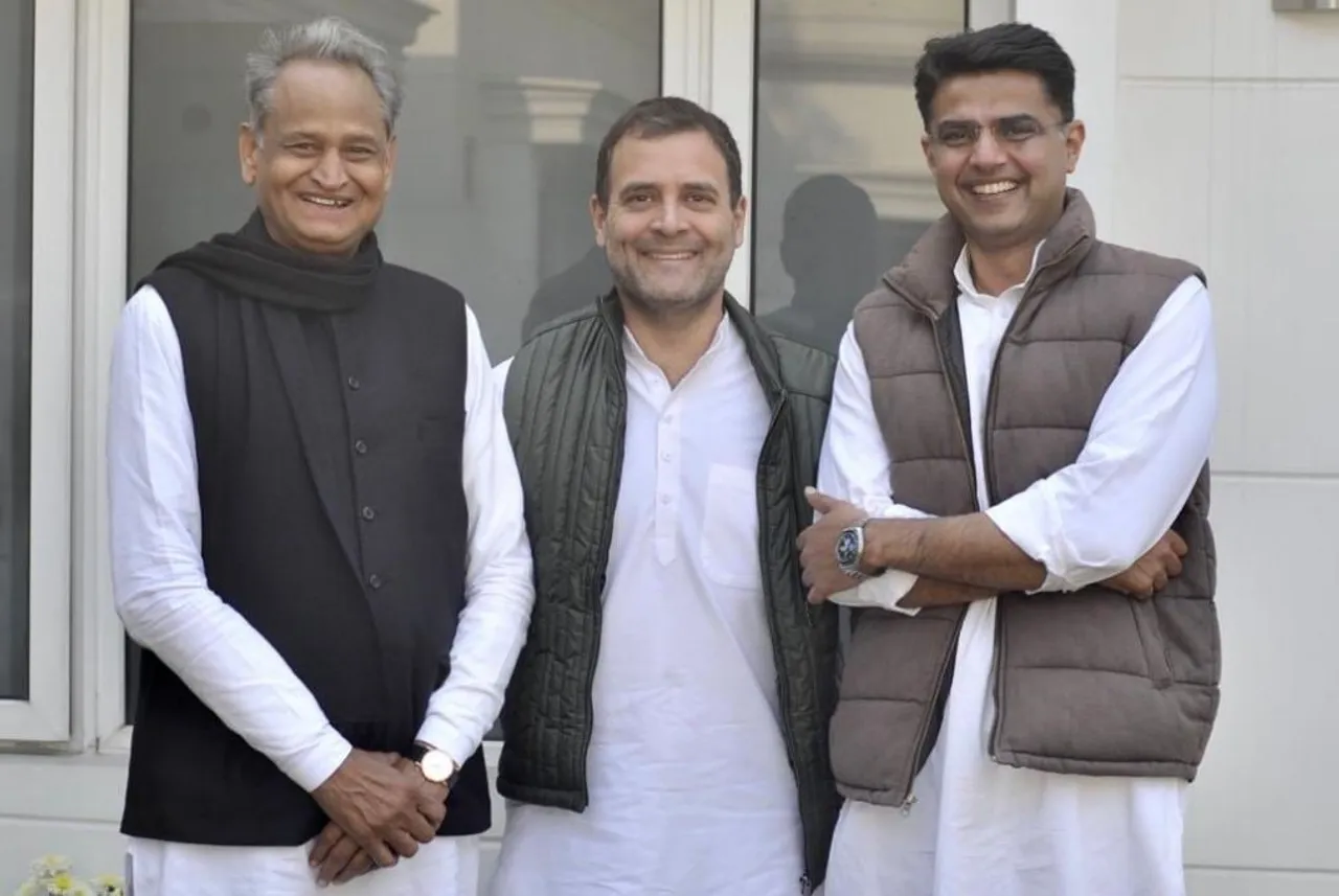 Congress names Gehlot as Rajasthan CM, Pilot as Dy CM