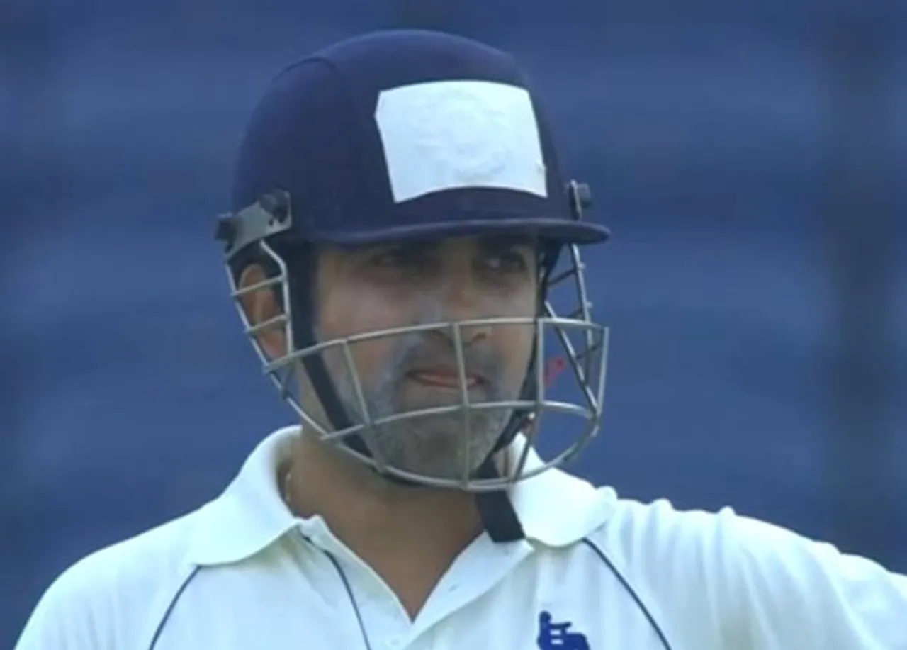 Gautam Gambhir smashes century in his final match