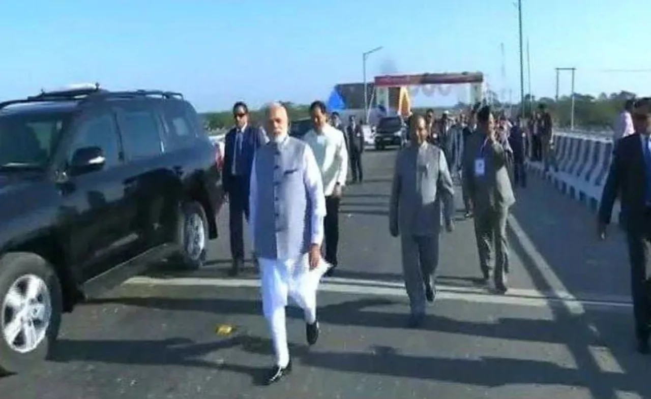 PM Modi inaugurates Bogibeel Bridge