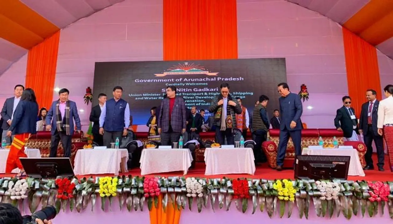 Nitin Gadkari inaugurates several NH  projects in Arunachal