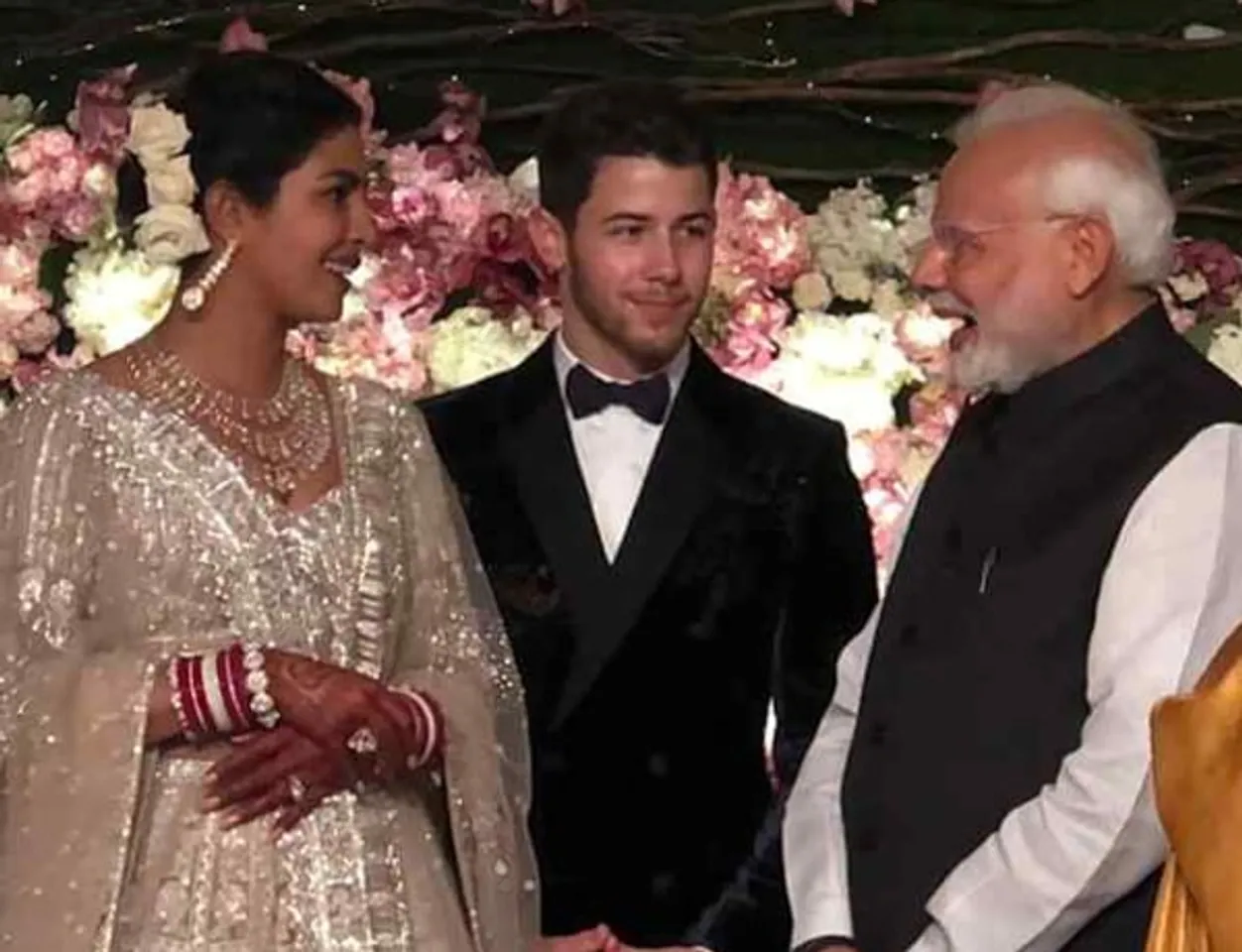 PM Modi attends Prinakya-Nick reception