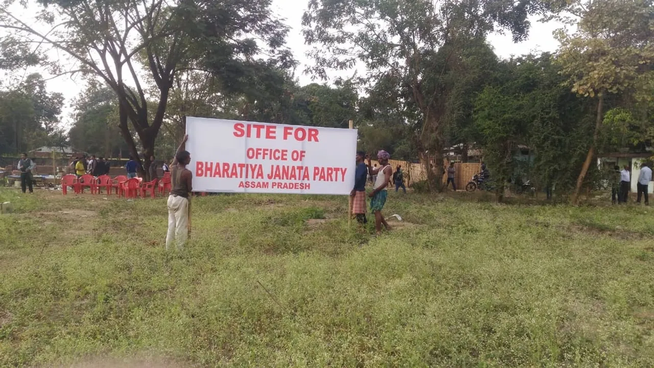 Assam BJP takes over Water Resource land for its HQ