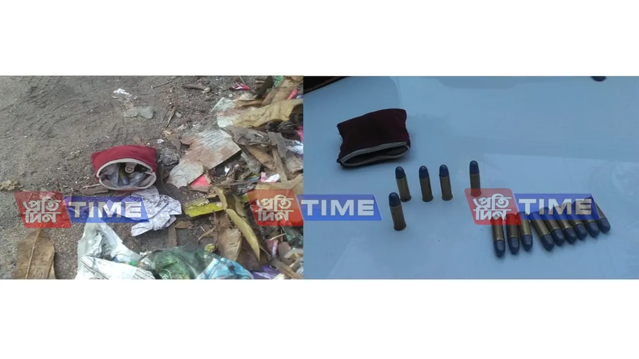 Live bullets recovered in Basistha