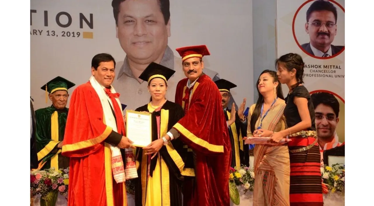 KU confers doctorate to Mary Kom and Jadav Payeng