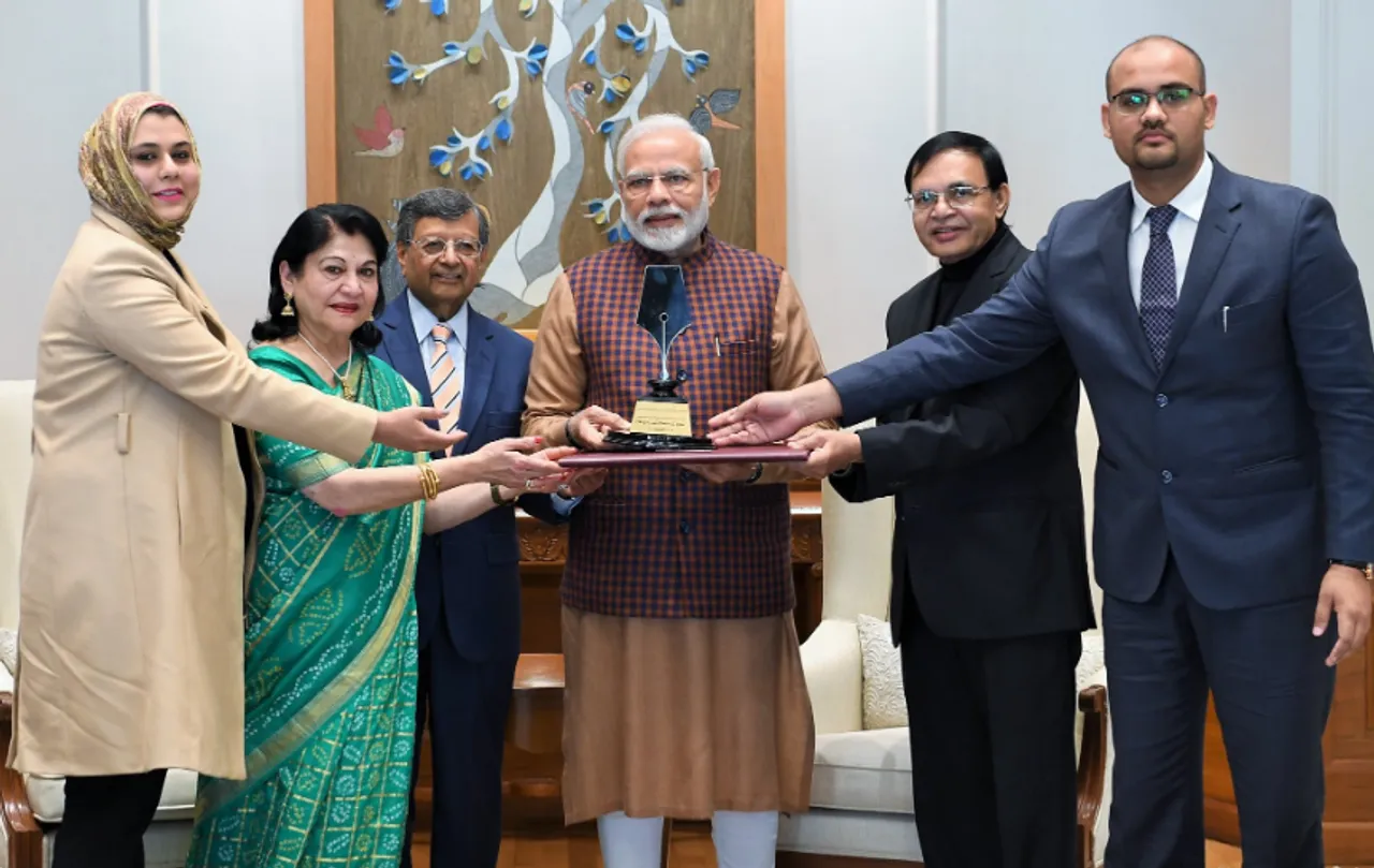 PM Modi receives Philip Kotler award