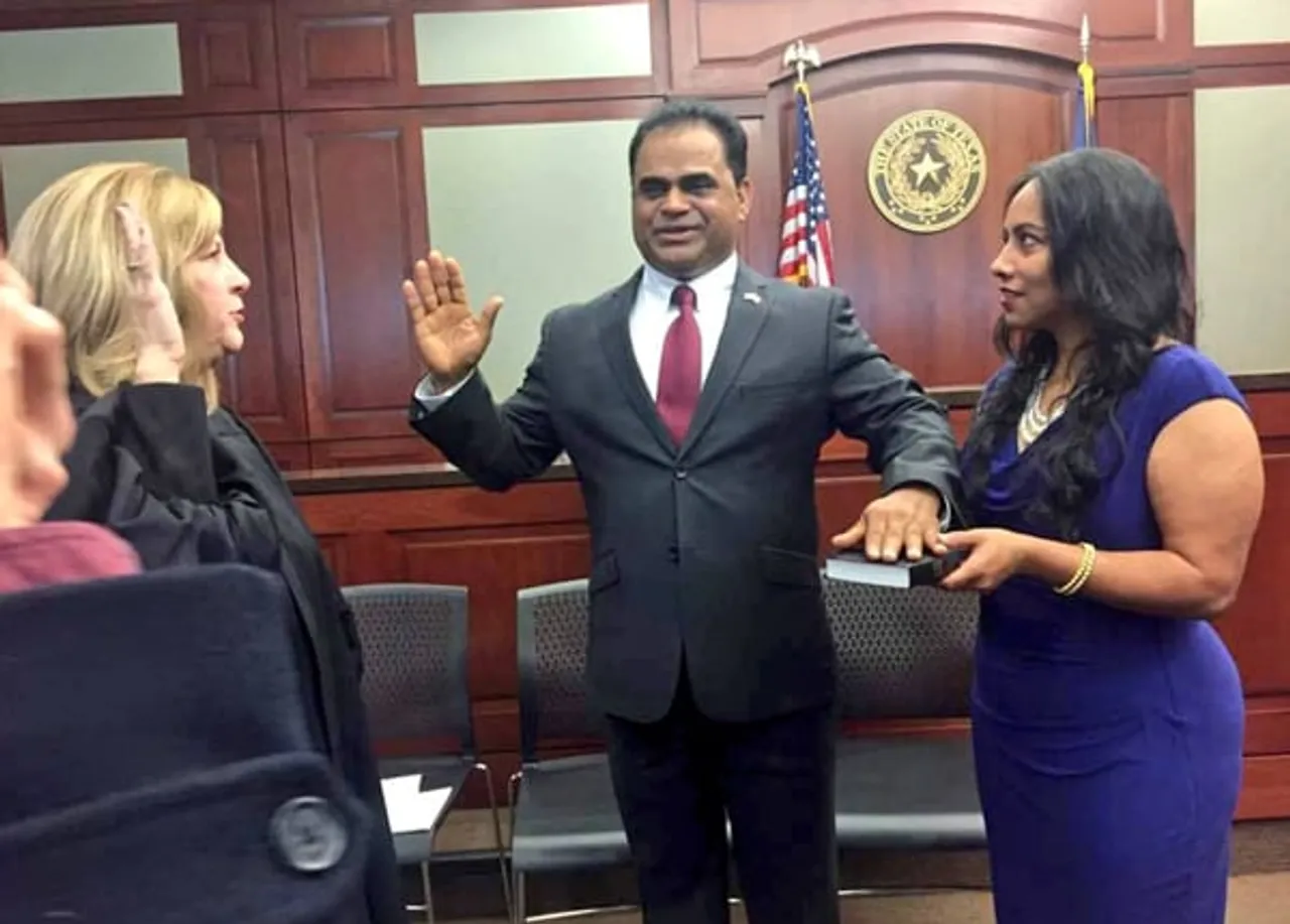 Indo-American takes oath as County Judge in Texas
