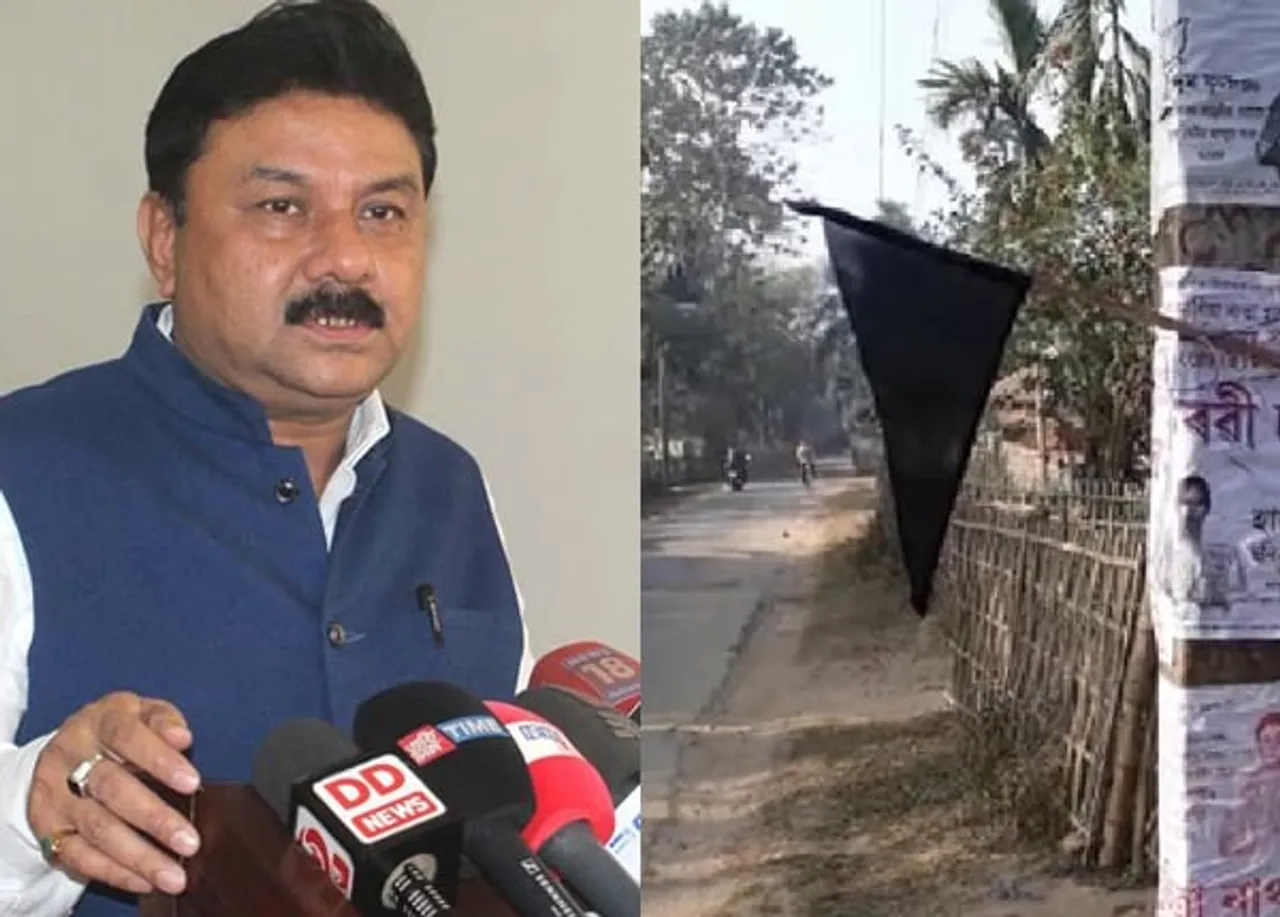 CAB: Villagers hold black flag protest