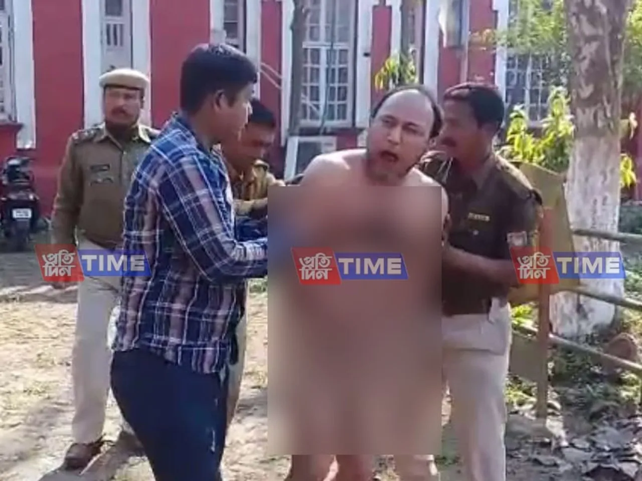 Man Stages Naked Protest In Jorhat