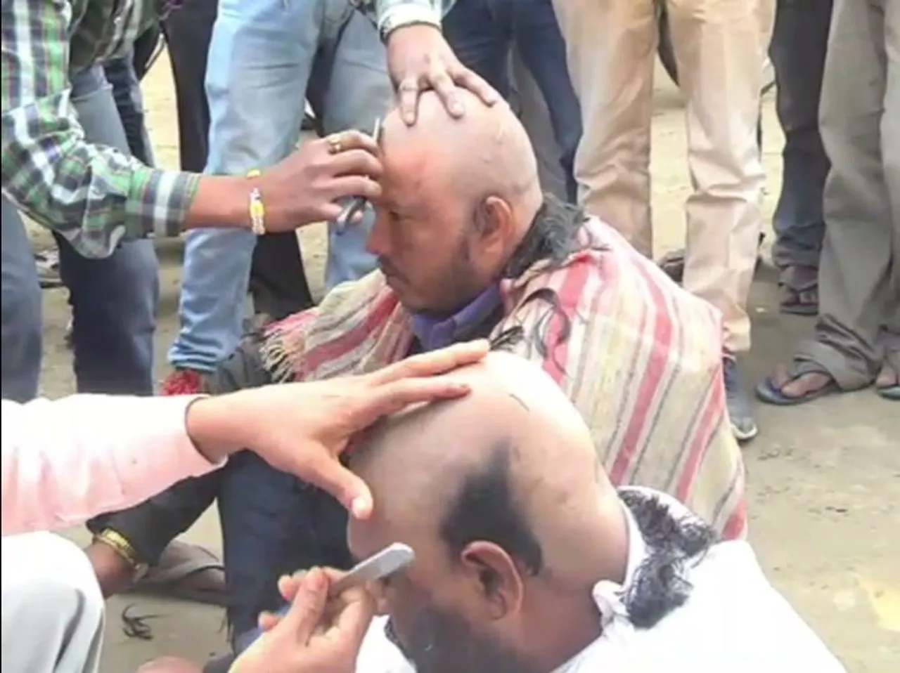CAB: People Shave Heads In Majuli