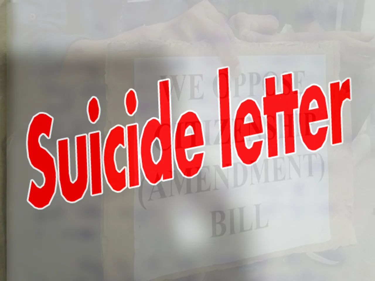 CAB Protester pens suicide letter to court