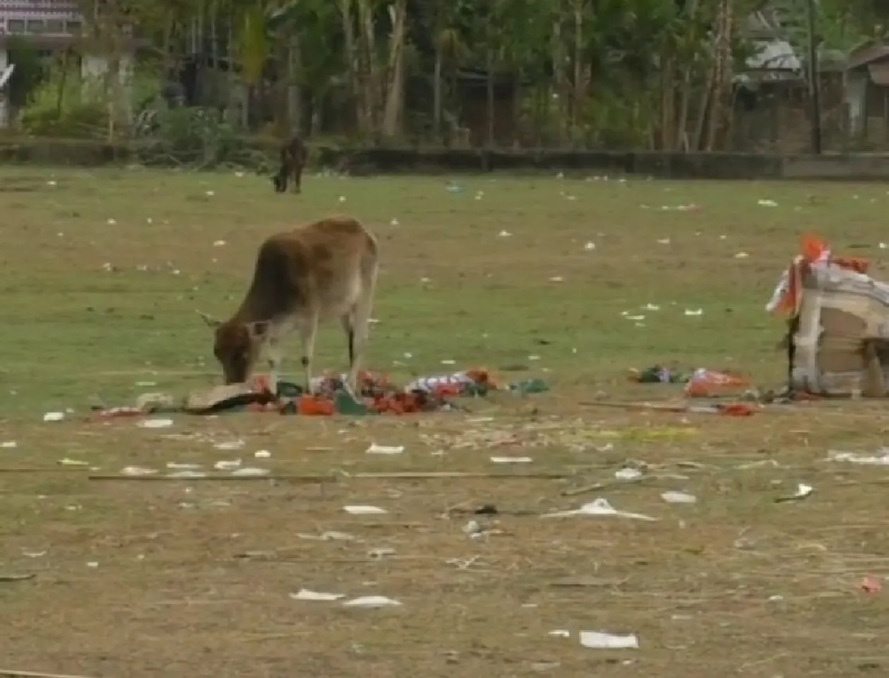Post Amit Shah rally, unhygienic condition in NLP ground