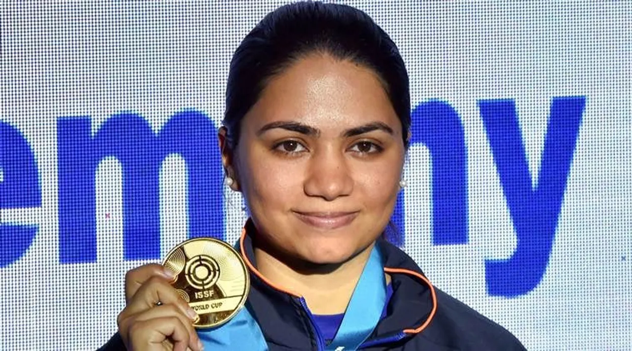 Apurvi Chandela creates history