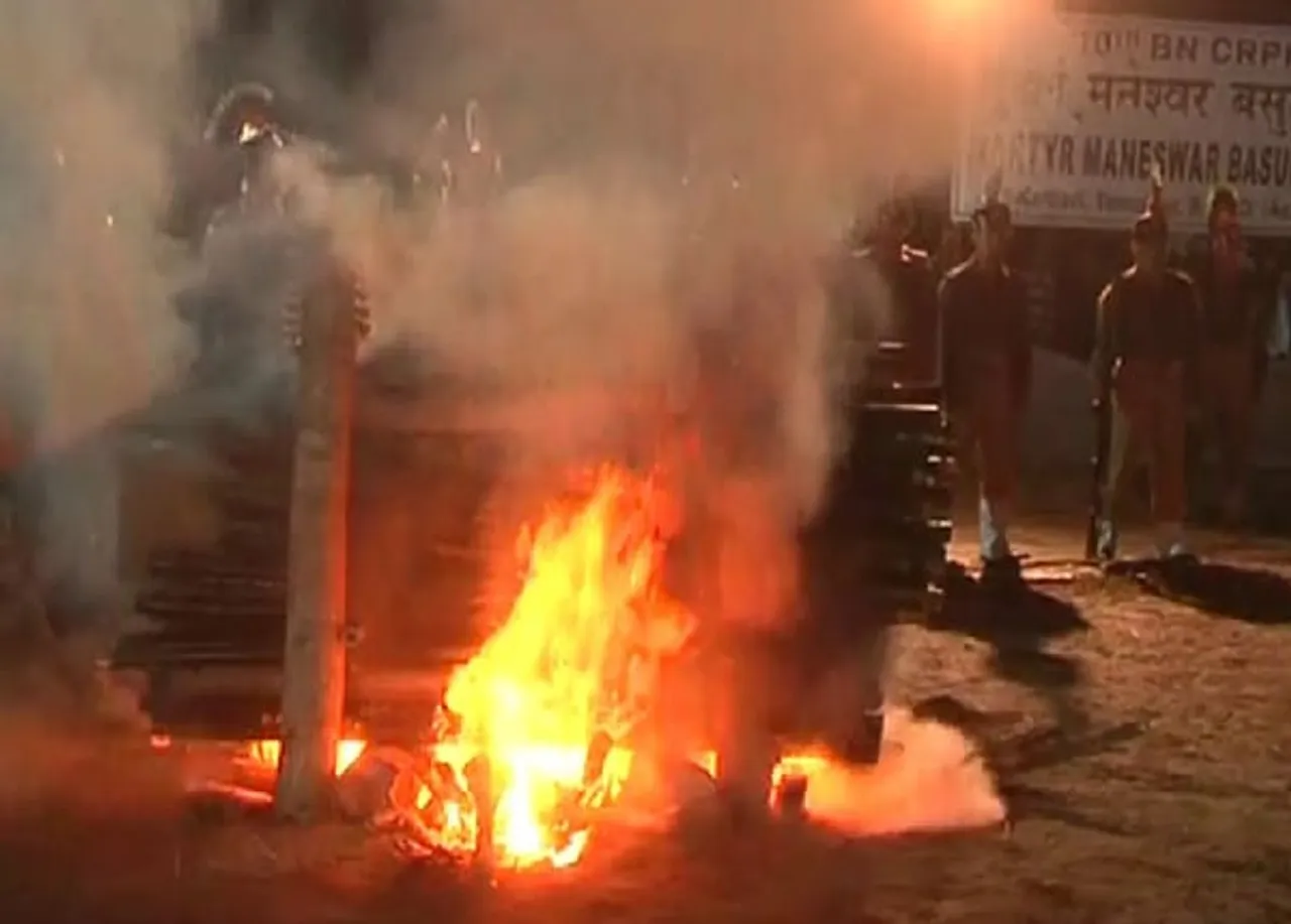 Last rites of martyr Basumatary performed