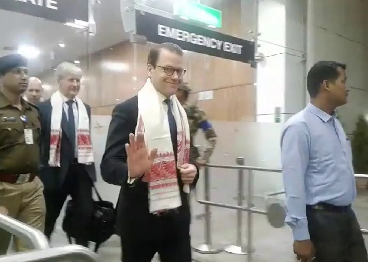 Prince Daniel of Sweden visits Assam