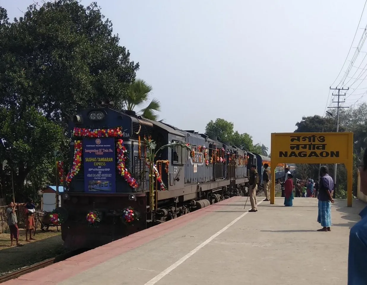 Train connecting Silghat-Chennai flagged off