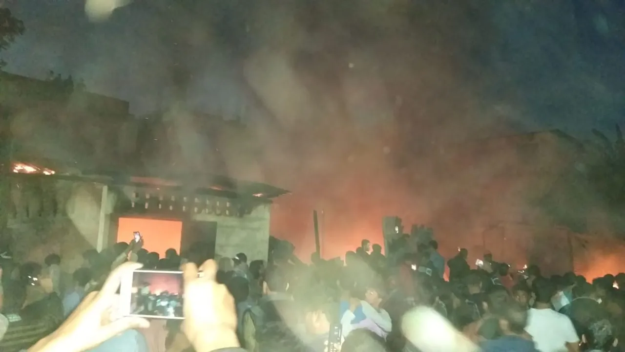 Fire breaks out at Hatigaon