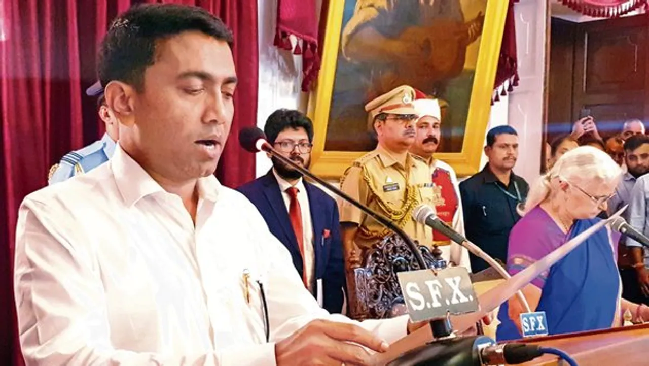 Goa’s new CM Faces Floor Test