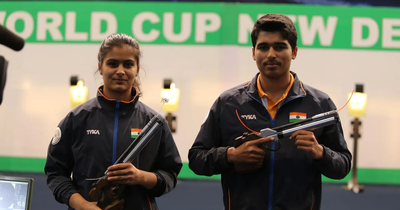 Manu,Saurabh clinches gold in Asian Airgun C’ship