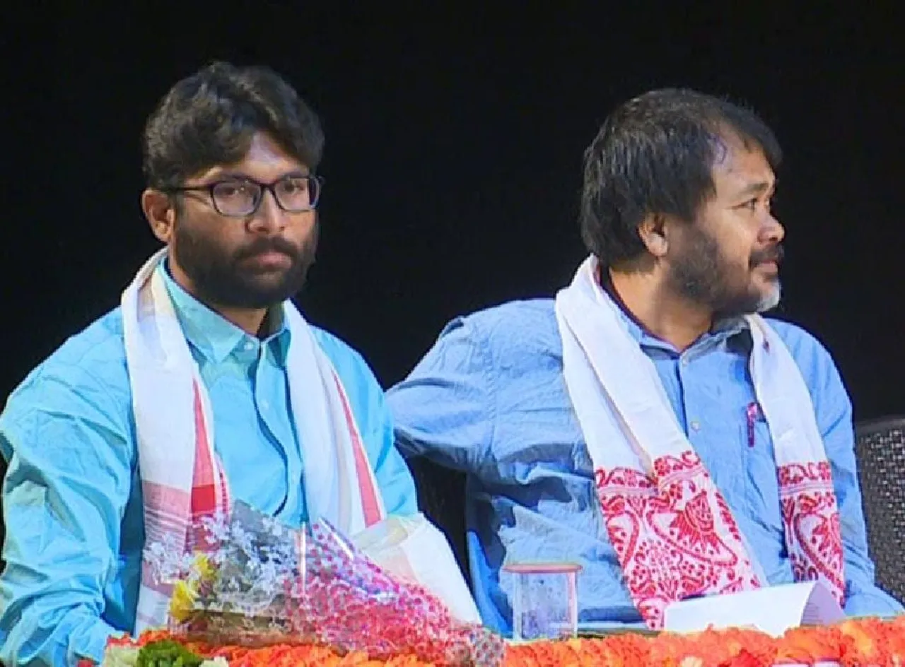 Jignesh Mevani slams BJP-RSS in Guwahati