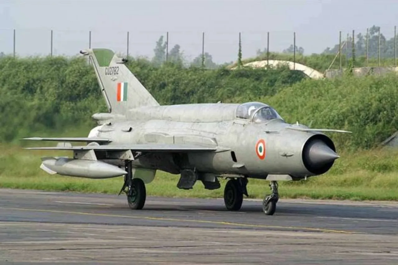 IAF’s MiG-21 crashes, pilot ejects