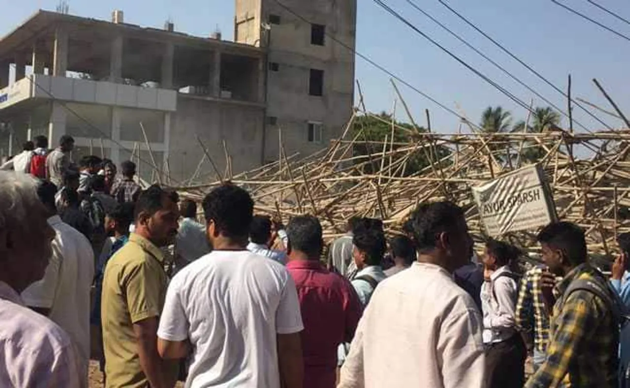 1 Dead, As Building Collapses in K’Taka
