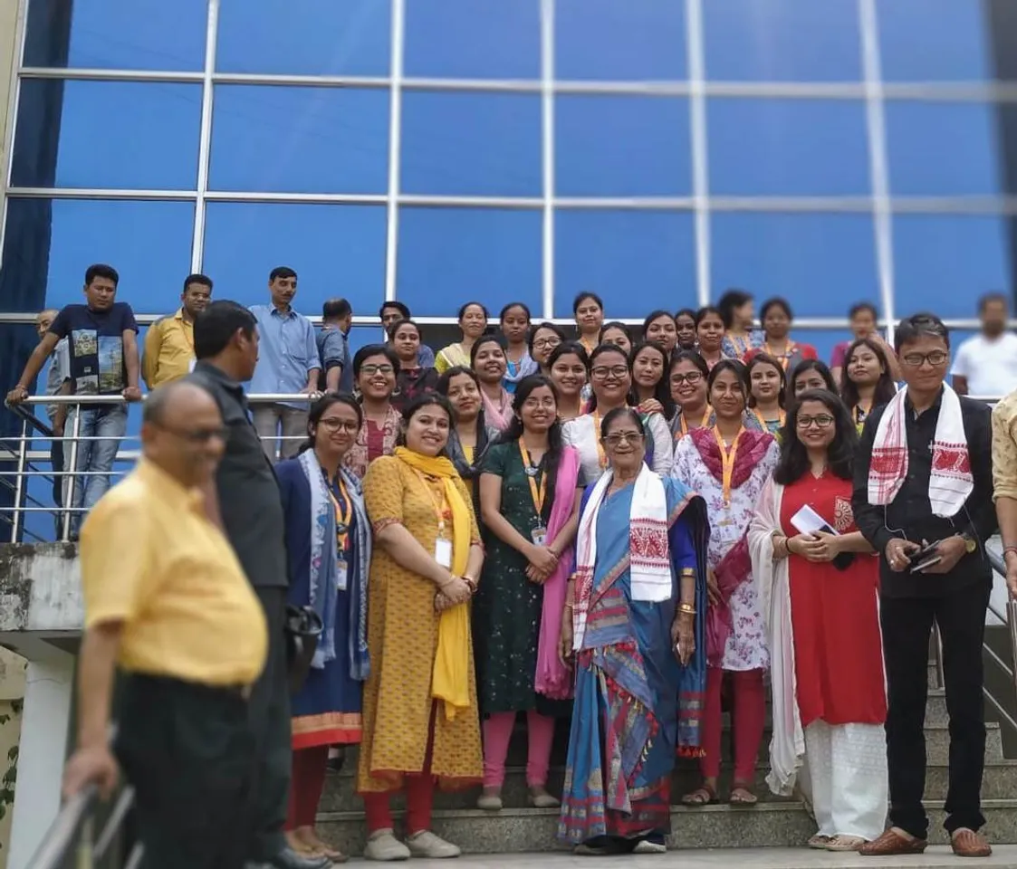 Bijoya Chakravarty visits MGU, Meghalaya