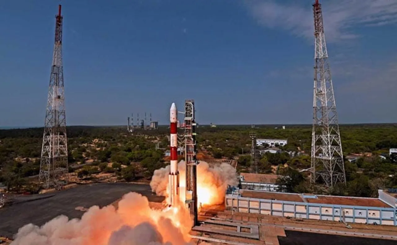 PSLV-C45 carrying EMISAT satellite successfully launched
