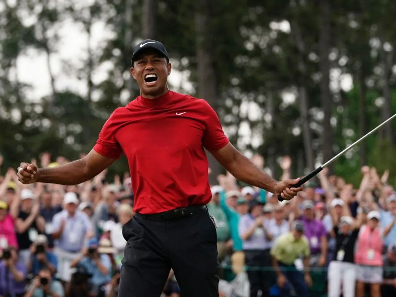 Tiger Woods back with a bang