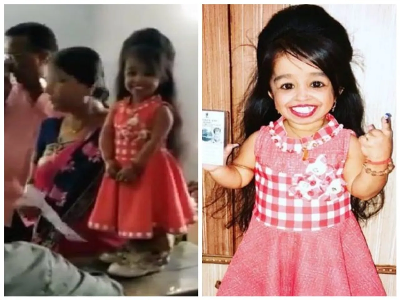 World’s smallest woman votes in Nagpur