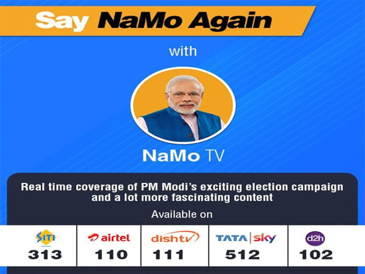 Election Commission seeks report on NaMo TV