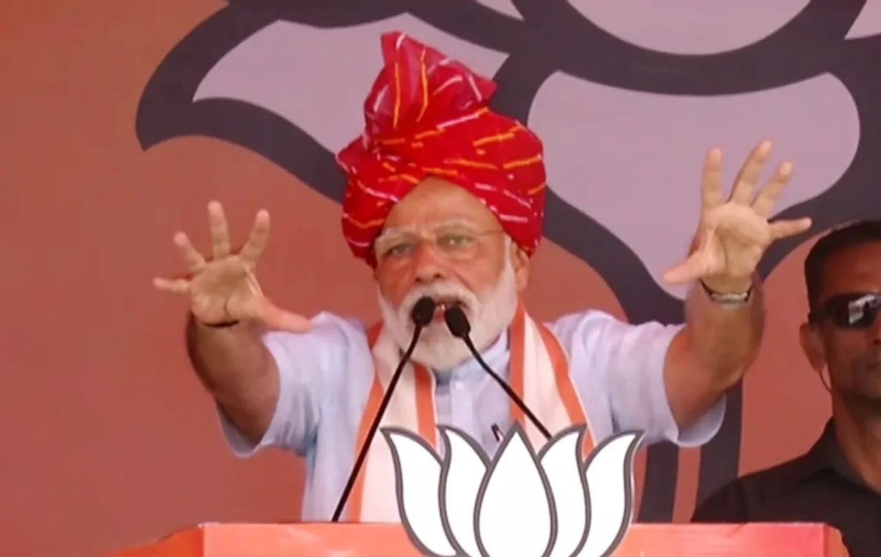 Modi sticks to Rajiv for last two phases