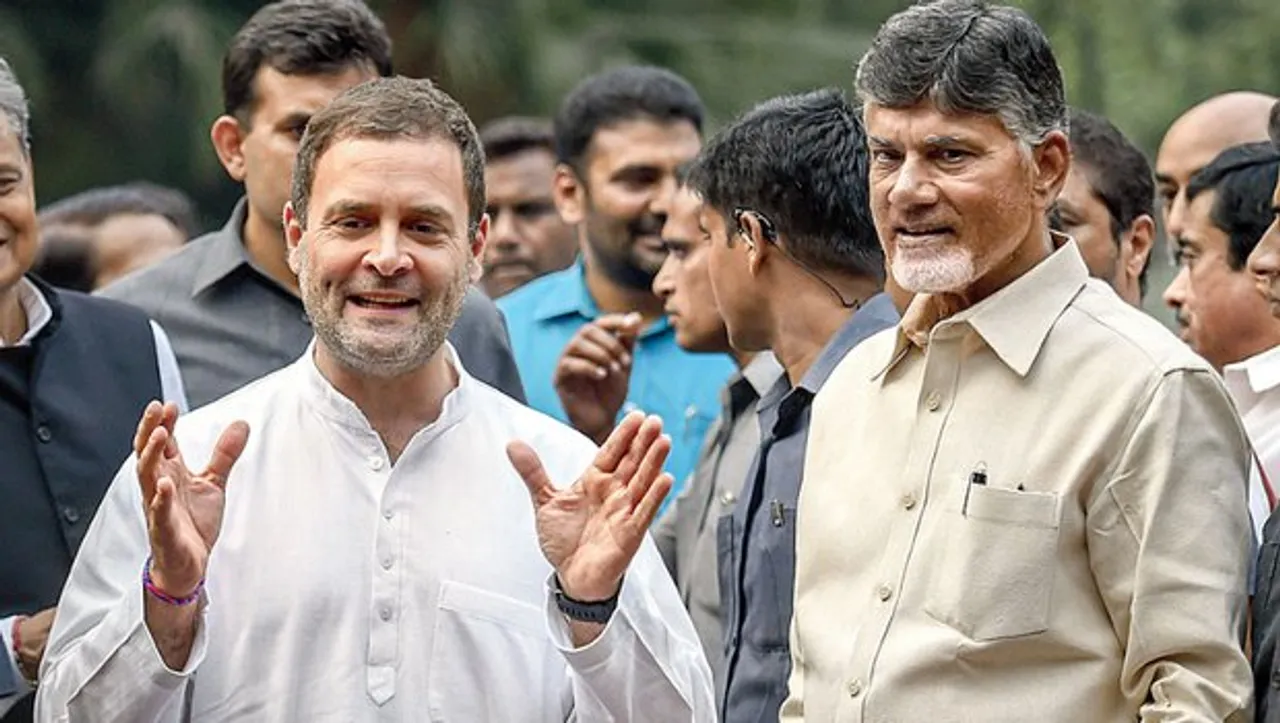 Chandrababu Naidu meets Rahul Gandhi on future plans