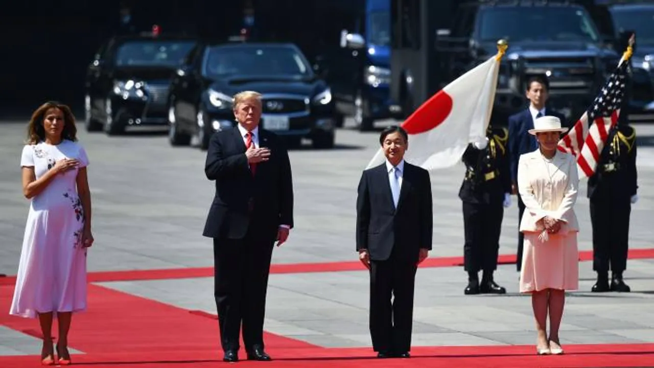 Trump meets Japan’s new Emperor