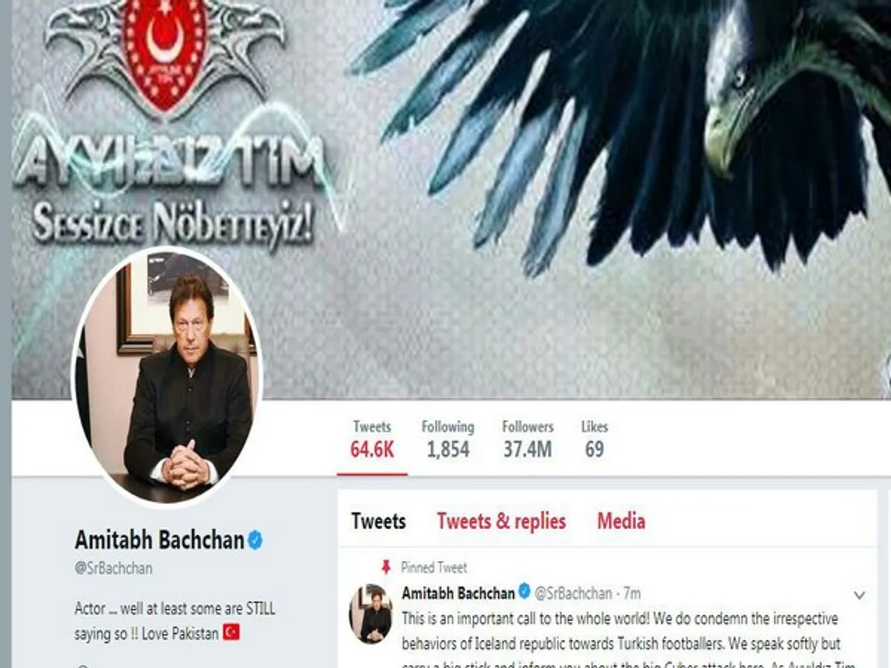 Big B’s Twitter account hacked